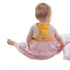 Insulin pump harness for kids, comfortable adjustable fit with back pocket for pump, ideal for young children.