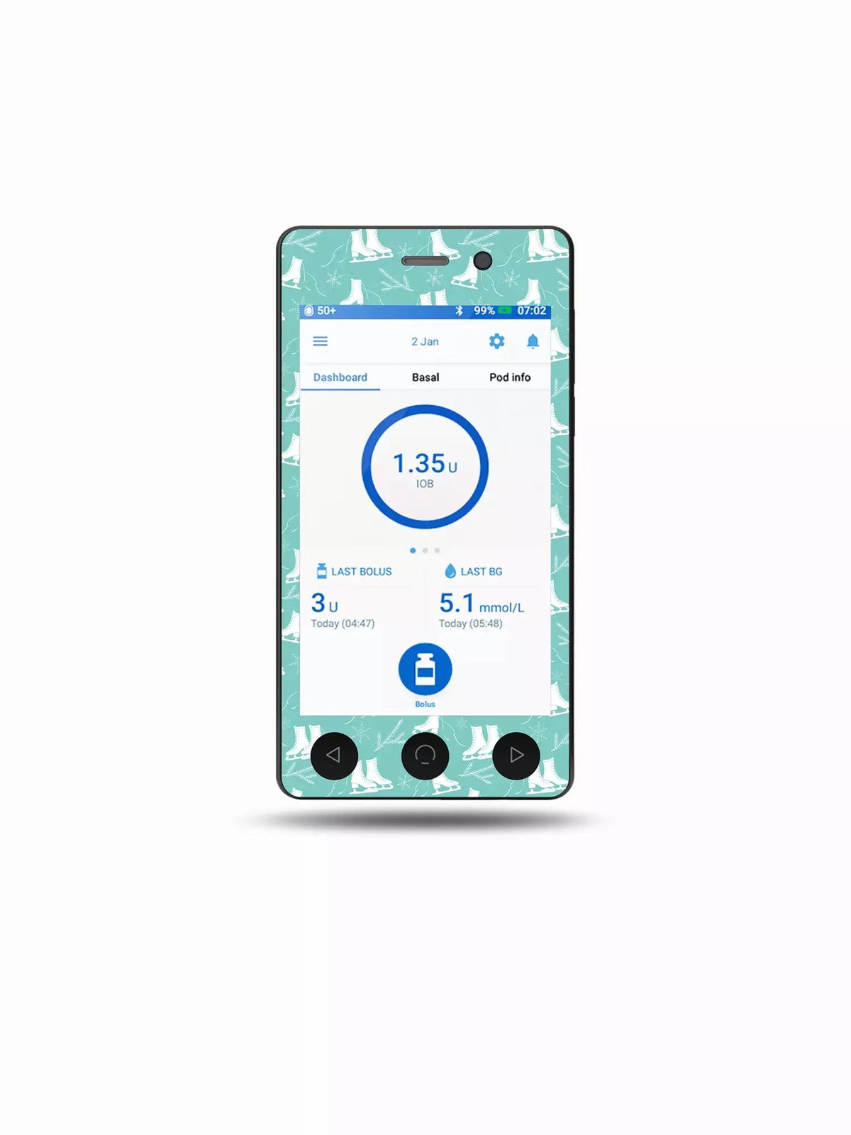 Omnipod DASH Sticker - Winter Collection