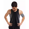 Tank top for insulin pump with integrated pockets for type 1 diabetes.